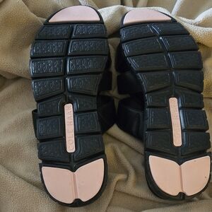 Cole Haan Women's Black and Pink Sandals